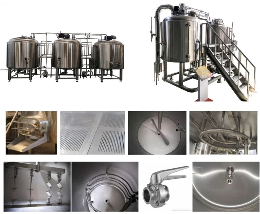 Cassman 1000L 2000L 3000L Brewhouse System Beer Brewing Equipment Microbrewery