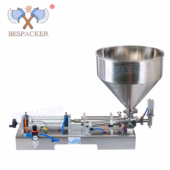 Semi automatic ice cream water liquid honey juice sauce soft drink tomato paste filling machine