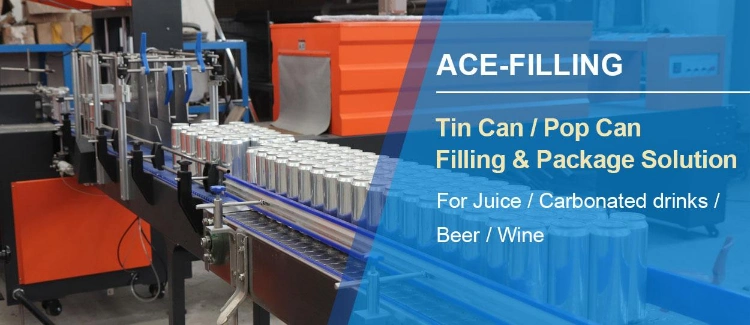 Automatic Pet Aluminum Tin Can Carbonated Soft Drink Soda Water Beer Beverage Canning Sealing Line Energy Drink CSD Juice Canning Filling Machine