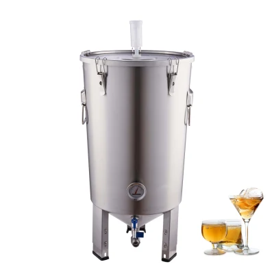 Cuve de fermentation 32L/ 30L fermenteur conique /Guten Beer Mash Tun/ 304 Homebrew en acier inoxydable Équipement à vendre